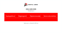 Desktop Screenshot of digital-logic.si